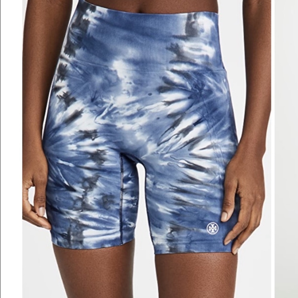 Tory Burch Sport Blue Tie-Dye Women's Shorts